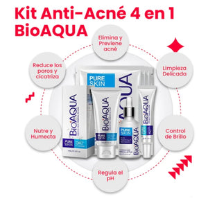 BIOAQUA® - PACK ANTIACNE 4 EN 1